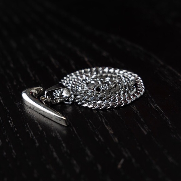 FREE SHIPPING 2x Silver+Gold Nike Swoosh Necklaces - Picture 7 of 11